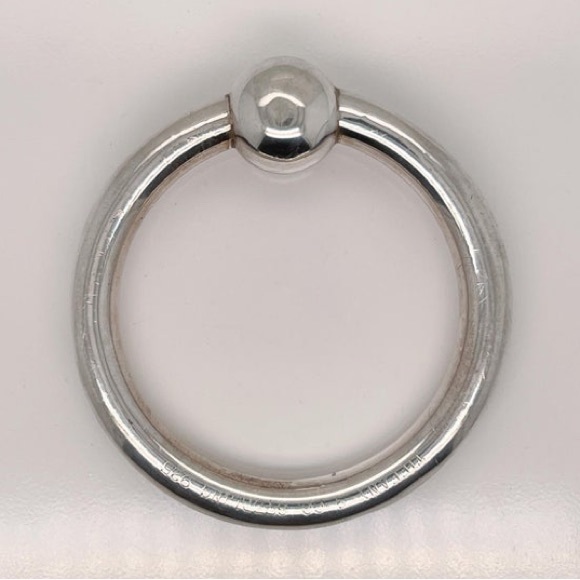 Authentic Rare Antique Tiffany & Co. 925 Sterling Silver Teething Ring & Rattle - Picture 3 of 8